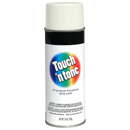 10 Oz White Touch'n Tone General Purpose Spray Paint